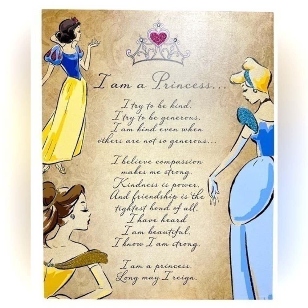 Disney Princess Wall Art - Multicolor